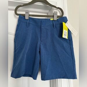 NWT All In Motion boys size 6 blue golf shorts